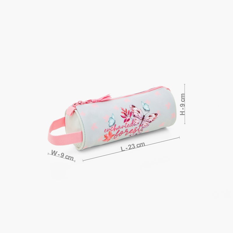 Roll road Pouch - Enchanted Forest - 1Cmprt - Printed (Polyester) Mint \ 23X9X9Cm - Image 2
